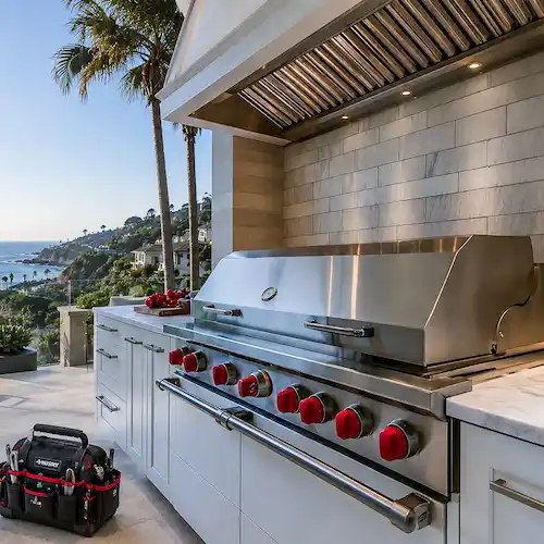 Luxury BBQ grill repair in Brentwood
