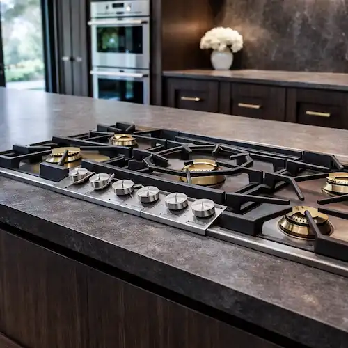 Gaggenau appliance repair technician servicing a luxury Gaggenau appliance in Los Angeles